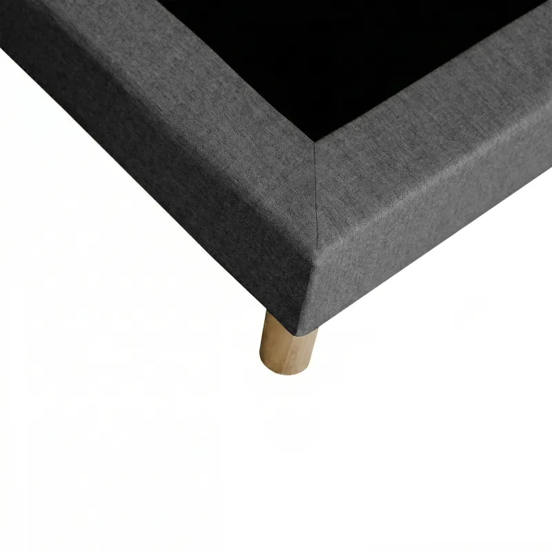 Ensemble matelas sommier gris foncé hôtel confort prestige | STYLHOTEL