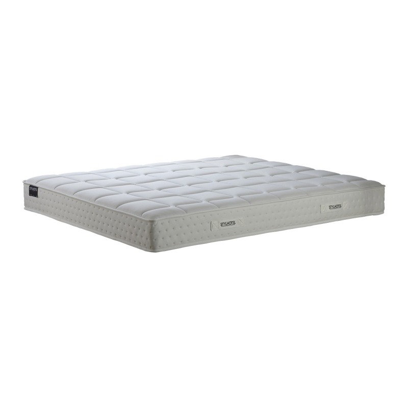 Ensemble literie HOTEL CONFORT gris – Matelas + sommier + tête de lit