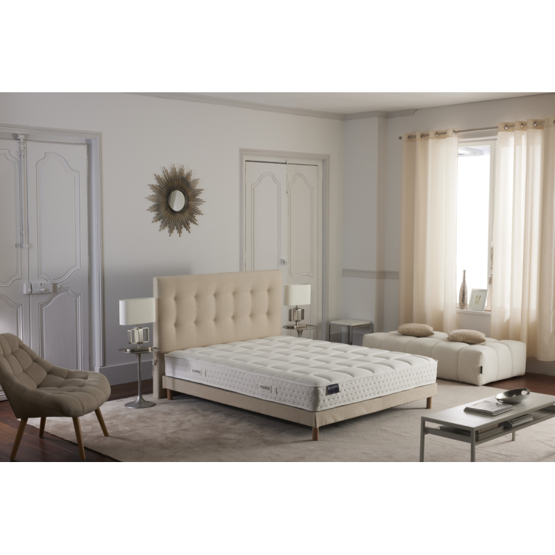 Ensemble literie beige HÔTEL CONFORT – Style hôtelier et confort ferme