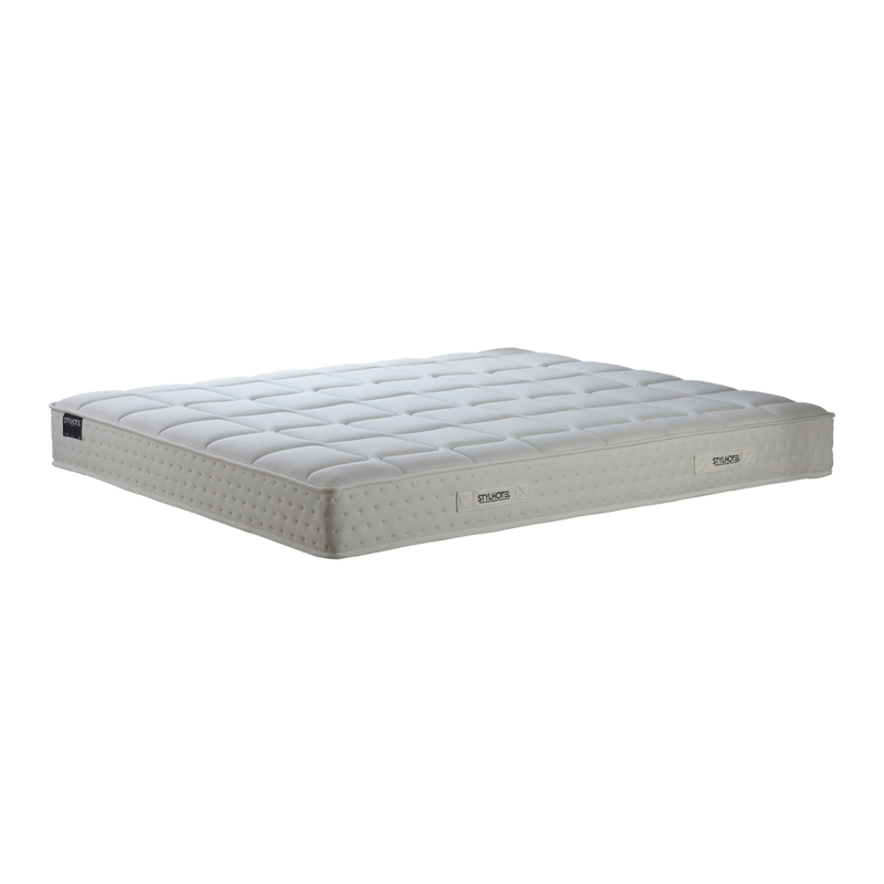 Ensemble HÔTEL CONFORT gris – Matelas + sommier + tête de lit