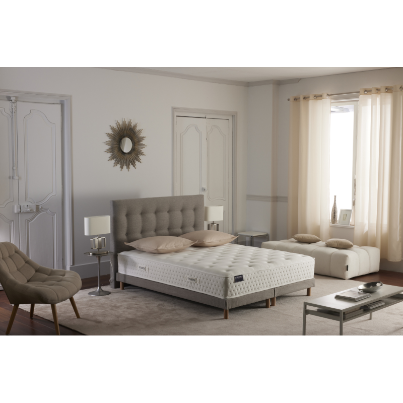 Ensemble literie HYBRIDE gris - Confort hôtelier STYLHOTEL