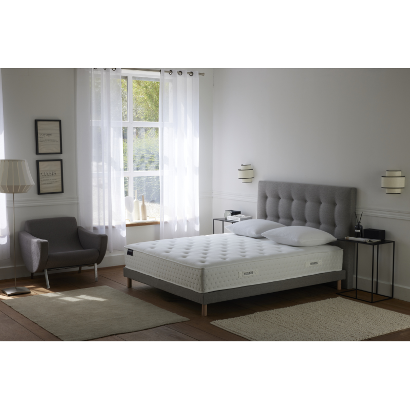 Ensemble literie HYBRIDE gris - Confort hôtelier STYLHOTEL