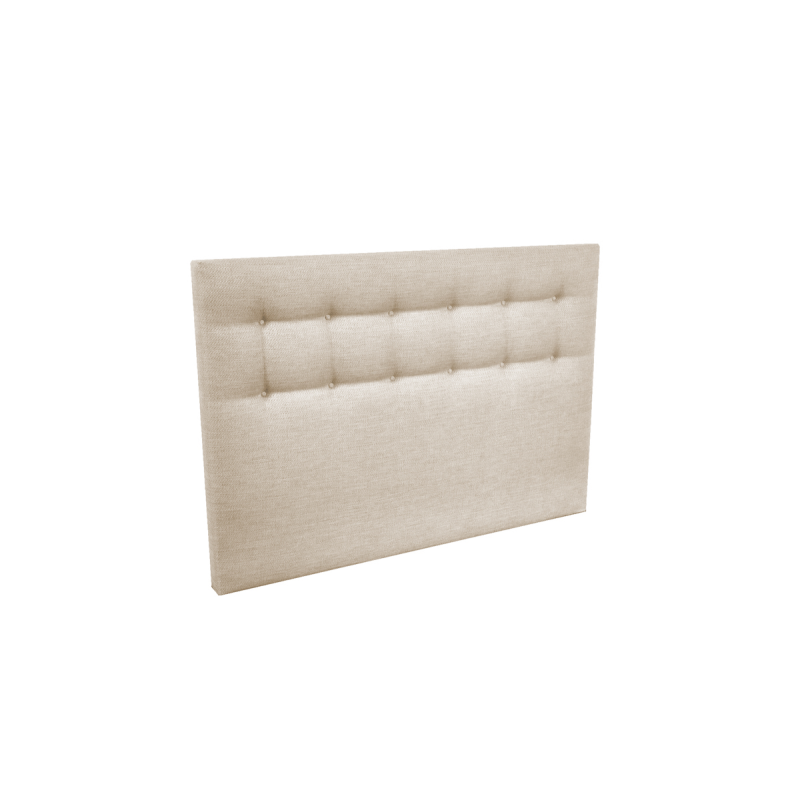 Tête de lit capitonnée beige | Élégance douce et confort durable