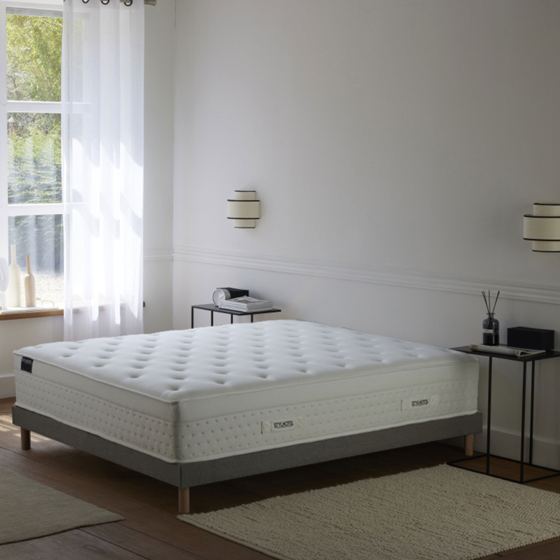 Ensemble literie HÔTEL CONFORT PRESTIGE gris – confort haut de gamme