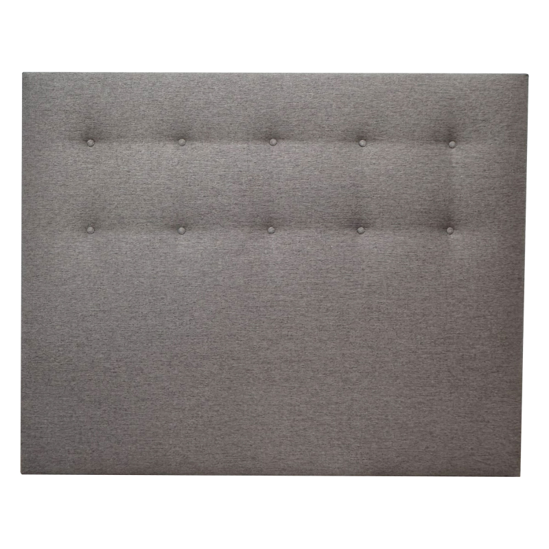 Tête de lit capitonnée grise | Design chic et confort structuré