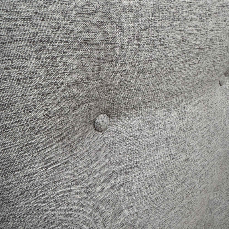 Tête de lit capitonnée grise | Design chic et confort structuré
