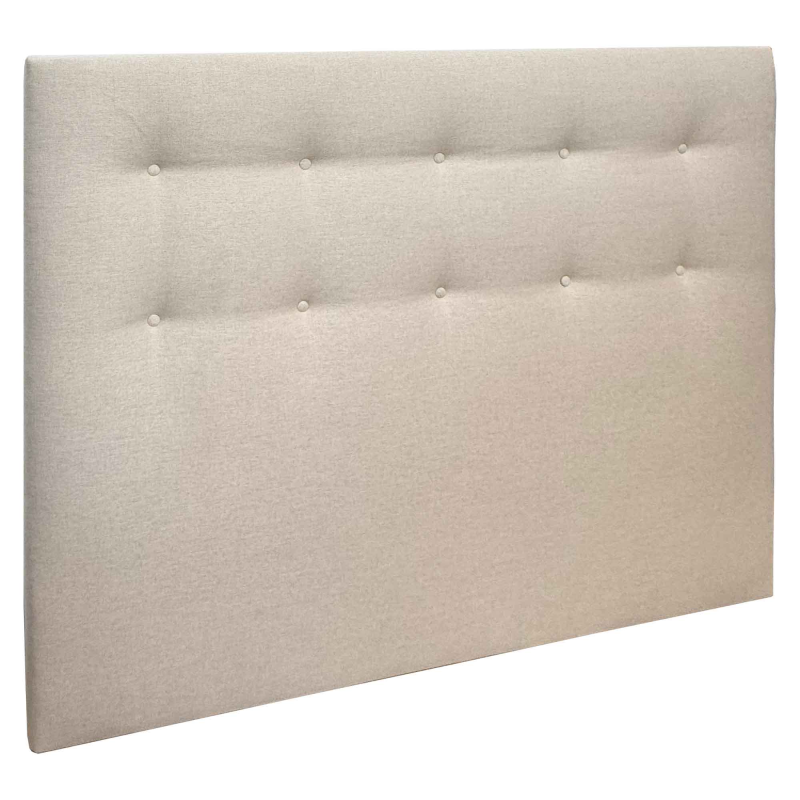 Tête de lit capitonnée beige | Élégance douce et confort durable