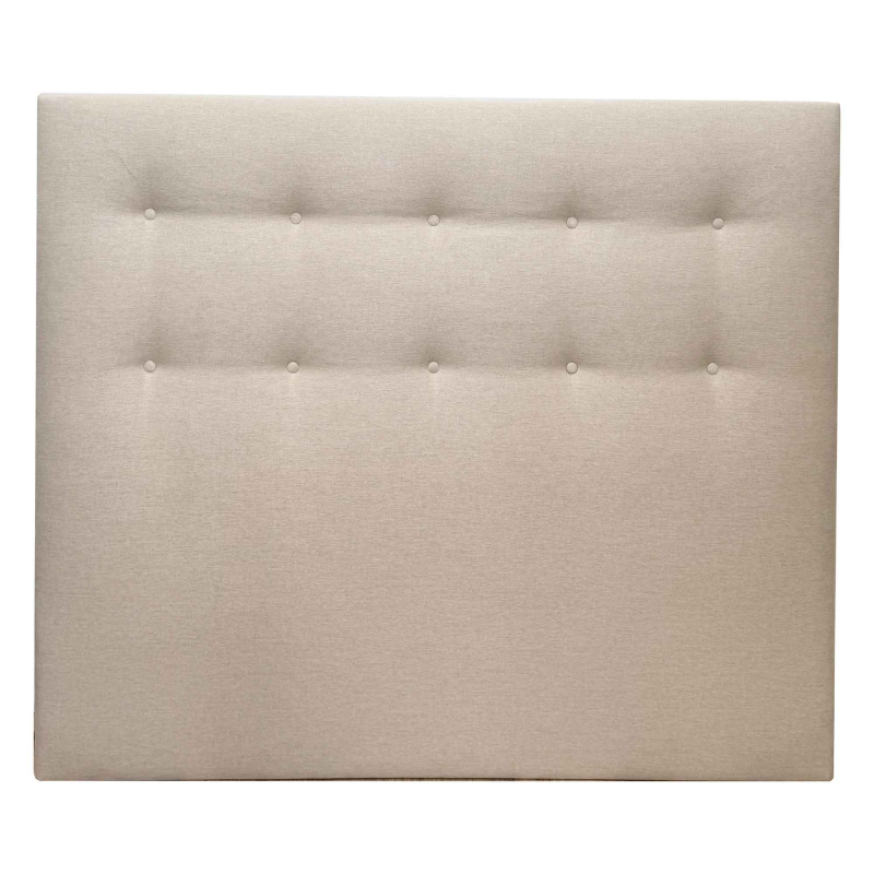 Tête de lit capitonnée beige | Élégance douce et confort durable