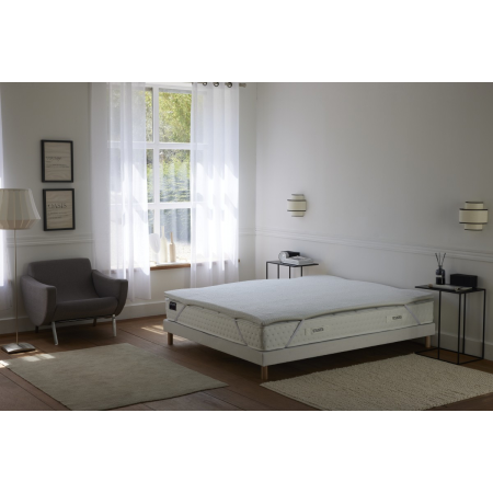 Surmatelas mousse HYPERSOFT®, confort moelleux et maintien précis