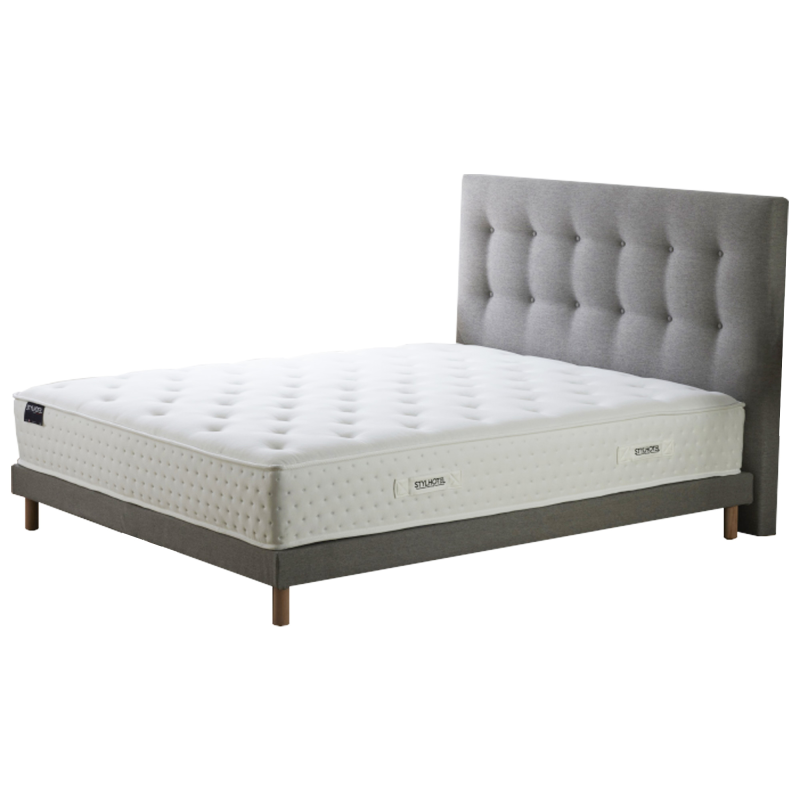 Ensemble literie HYBRIDE gris - Confort hôtelier STYLHOTEL