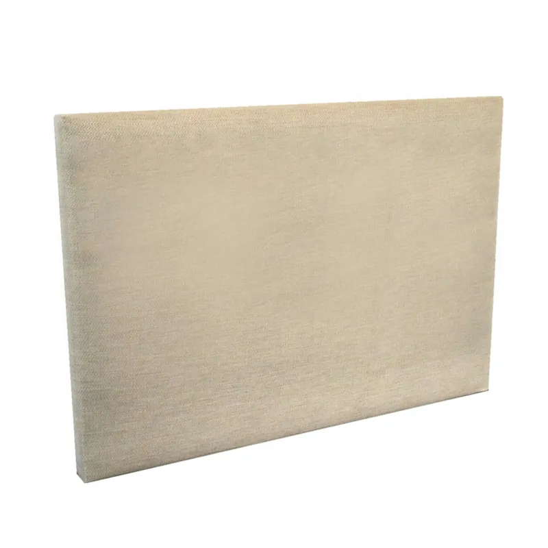 Tête de lit beige lisse | Élégance sobre et confort au quotidien