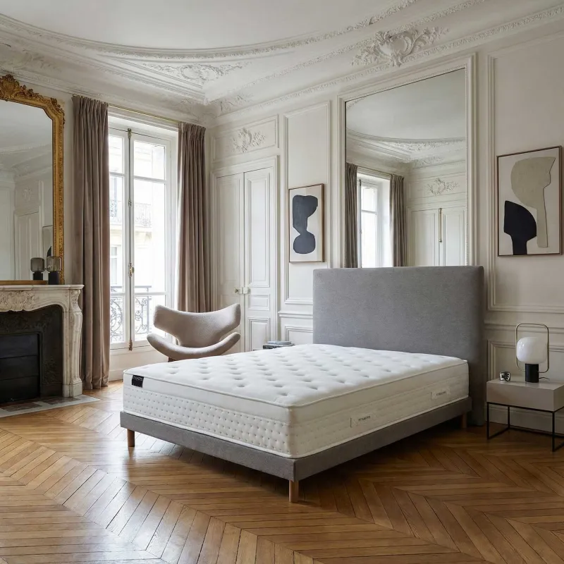 Literie HÔTEL CONFORT PRESTIGE grise – Confort palace chez vous