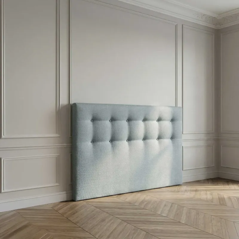 Déstockage : Tête de lit capitonnée bleu ciel | Dernières pièces