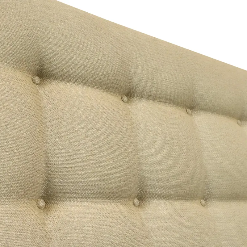 Déstockage : Tête de lit capitonnée jaune | Dernières pièces