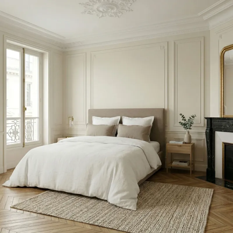 Déstockage : Tête de lit  lisse 100% marron | Dernières pièces