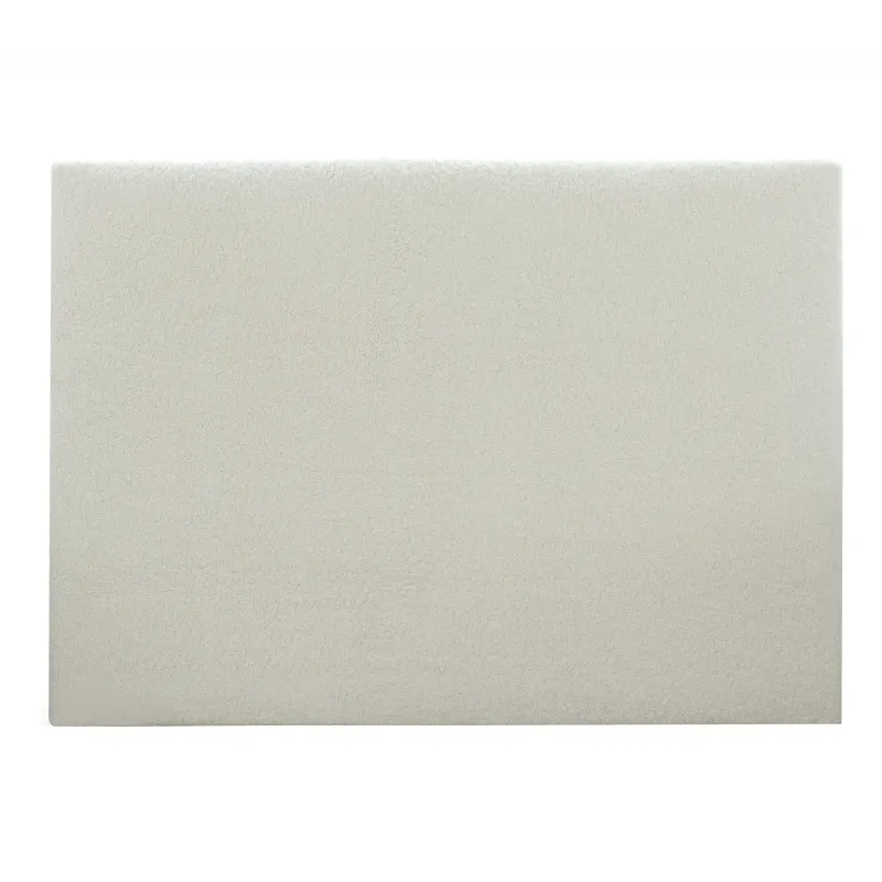 Déstockage : Tête de lit lisse bouclette écru | Dernières pièces