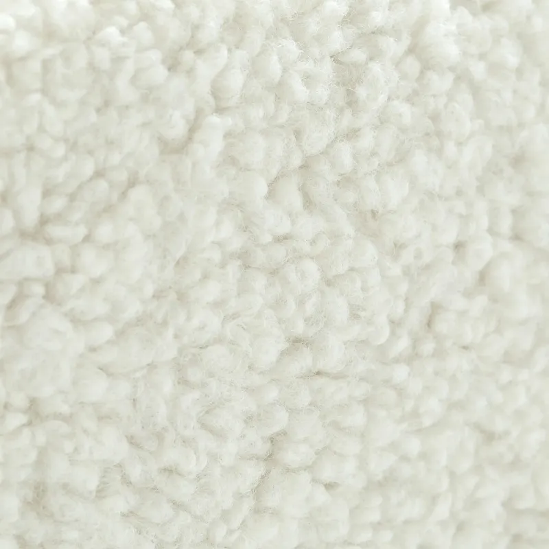 Déstockage : Tête de lit lisse bouclette écru | Dernières pièces