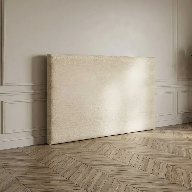 Tête de lit lisse beige