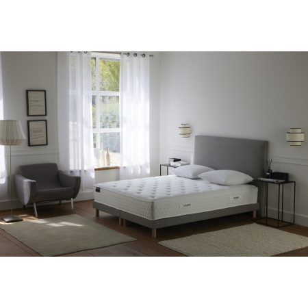 Matelas HOTEL CONFORT HYBRIDE, mousse HYPERSOFT®, ressorts TUDOR® 7 zones, 26 cm