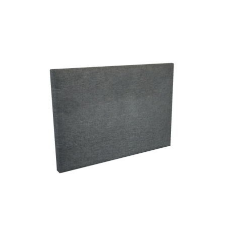 Tête de lit lisse design gris, confort et élégance en tissu déco - Vue secondaire