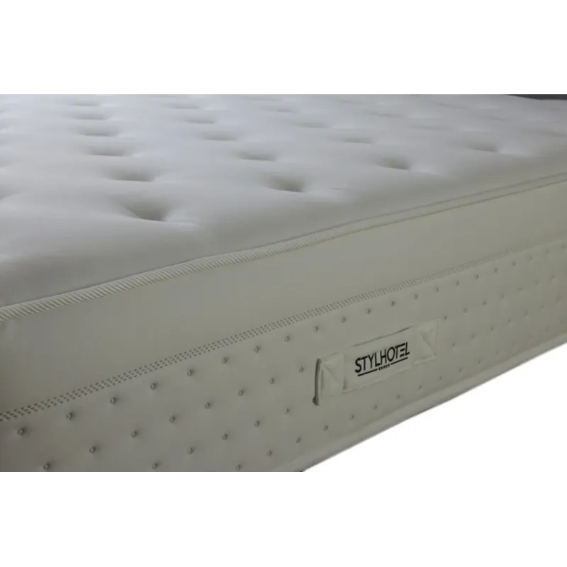 Ensemble matelas sommier gris foncé hôtel confort prestige | STYLHOTEL