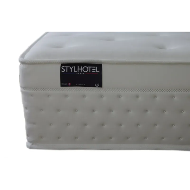 Ensemble matelas sommier gris foncé hôtel confort prestige | STYLHOTEL