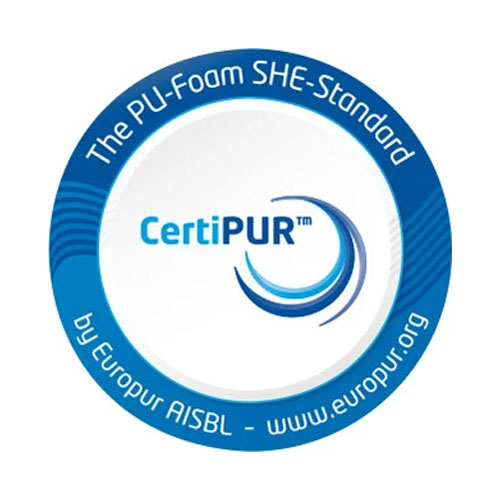Nos mousses sont certifiées CertiPUR​